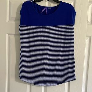 Seraphine nautical sleeveless nursing top